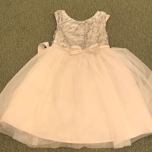 Gold and cream dress